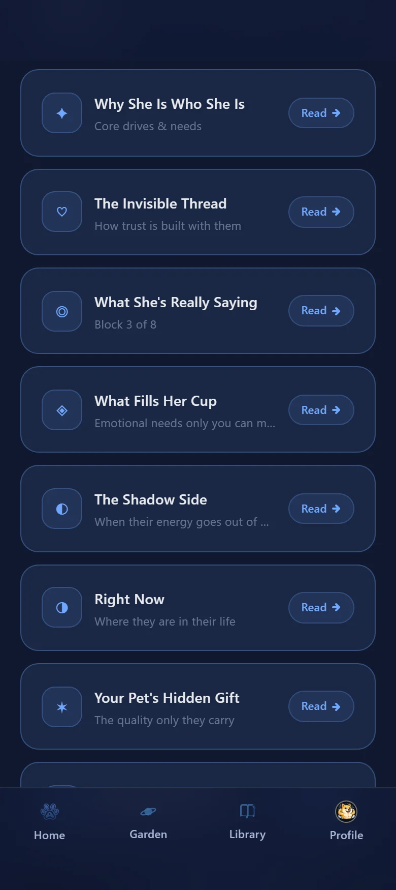 The eight chapters of the full report